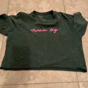 Crop top dream big